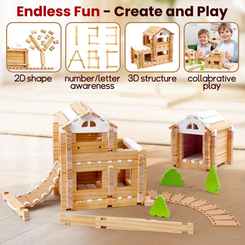 Wooden Construction Puzzle