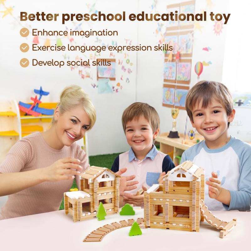 Wooden Construction Puzzle