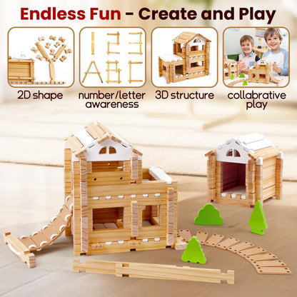 Wooden Construction Puzzle